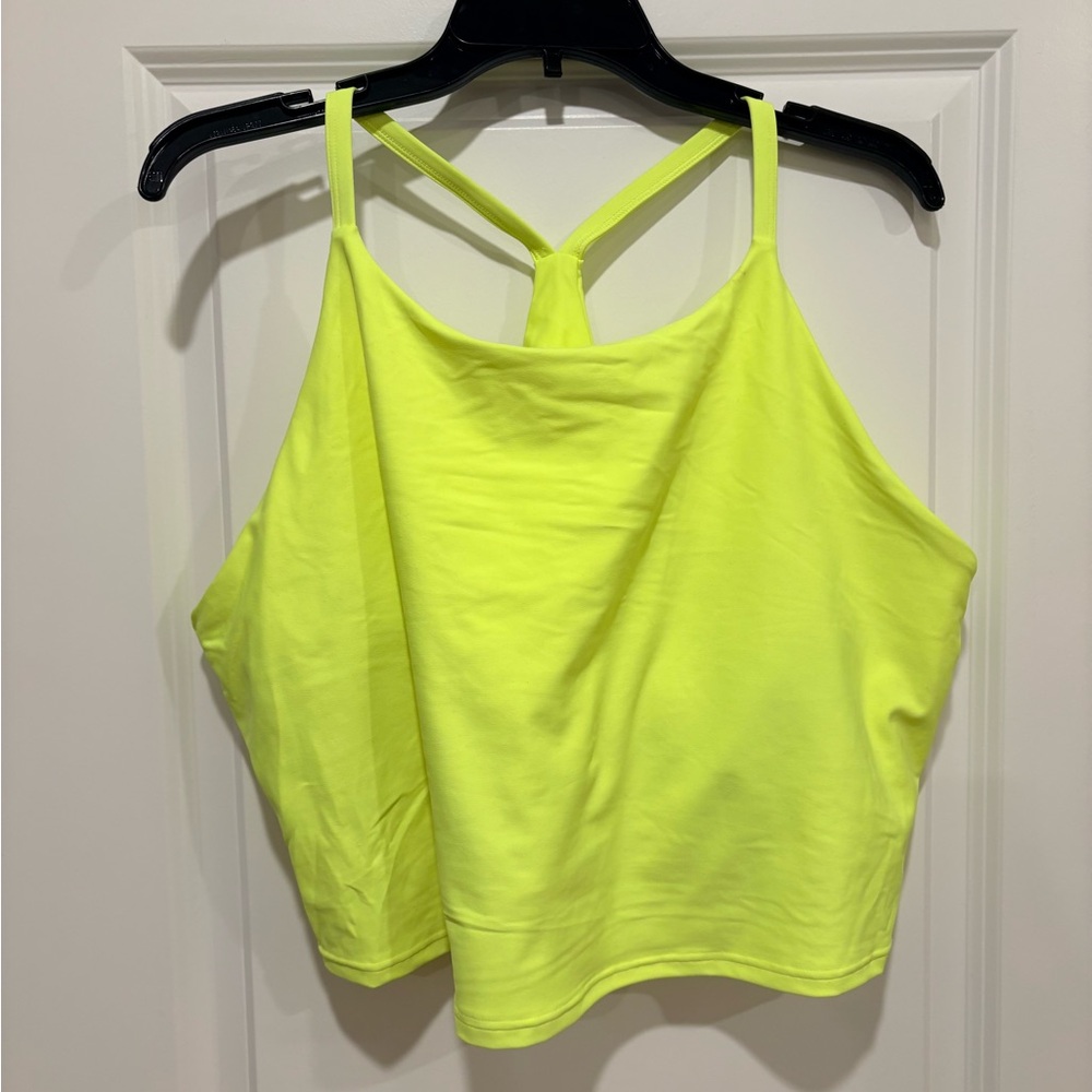 Old Navy Neon Yellow Fitness Bra Top